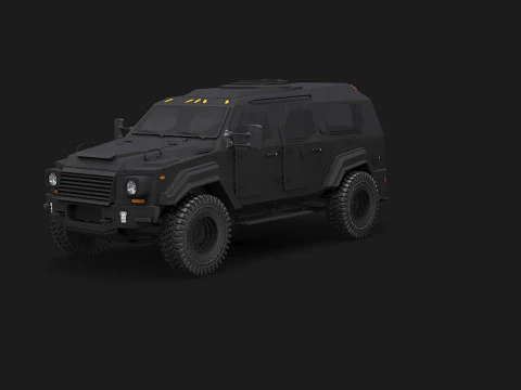 Gurkha LAPV Modello 3D