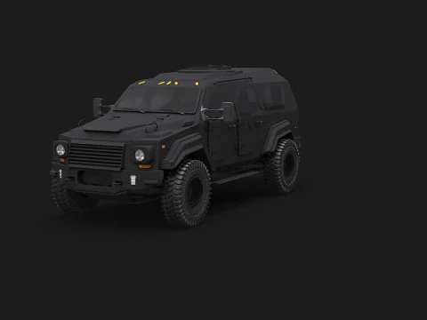 Gurkha LAPV Modello 3D