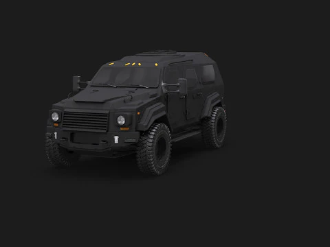 Gurkha LAPV Modello 3D