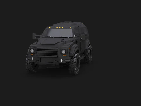 Gurkha LAPV Modello 3D