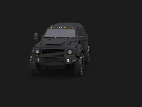 Gurkha LAPV Modello 3D