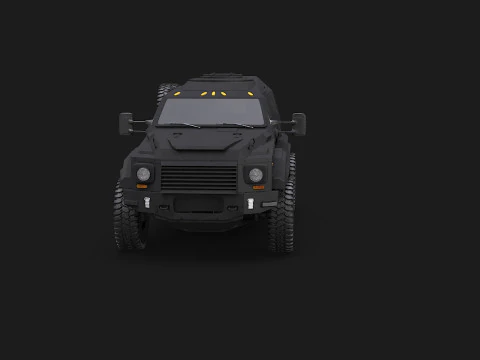 Gurkha LAPV Modello 3D