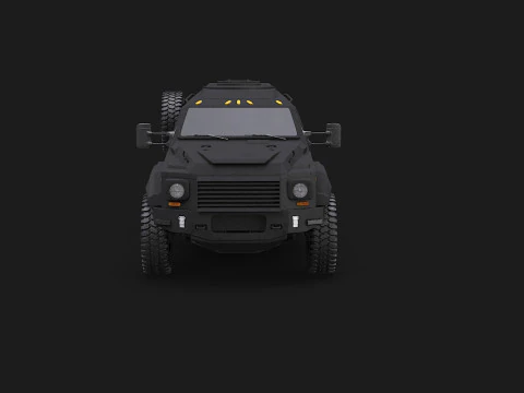 Gurkha LAPV Modello 3D