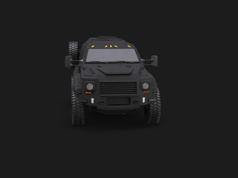 Gurkha LAPV Modello 3D