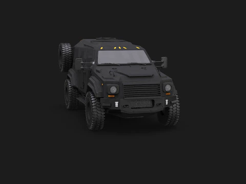 Gurkha LAPV Modello 3D