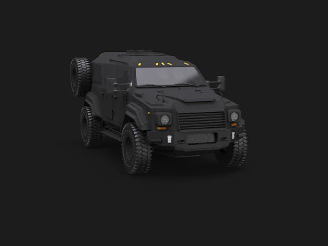 Gurkha LAPV Modello 3D