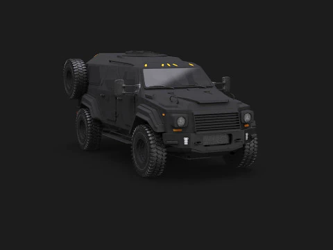 Gurkha LAPV Modello 3D
