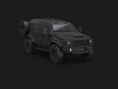 Gurkha LAPV Modello 3D