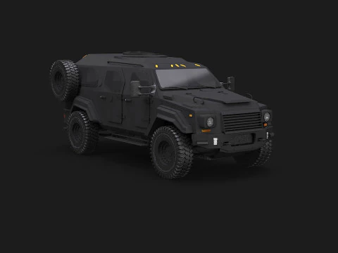 Gurkha LAPV Modello 3D