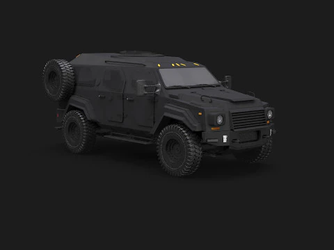 Gurkha LAPV Modello 3D