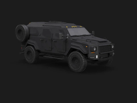 Gurkha LAPV Modello 3D