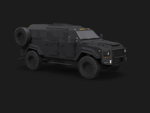 Gurkha LAPV Modello 3D