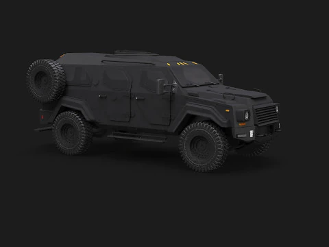 Gurkha LAPV Modello 3D