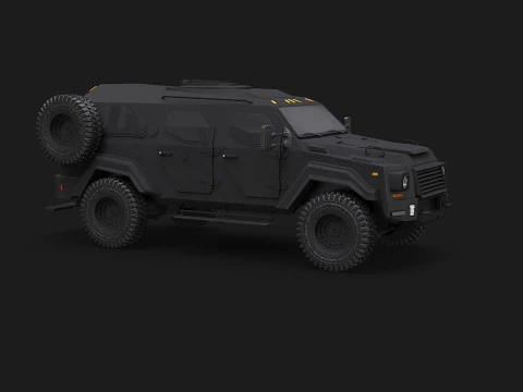 Gurkha LAPV Modello 3D