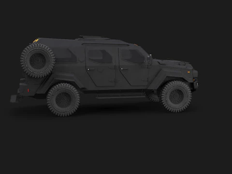 Gurkha LAPV Modello 3D