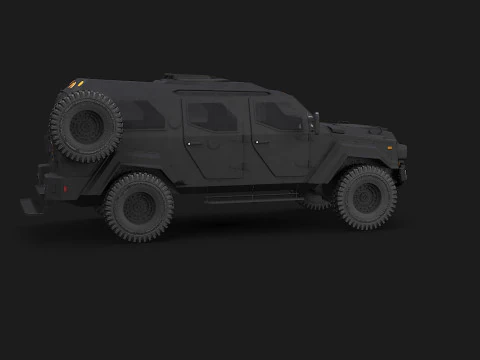 Gurkha LAPV Modello 3D
