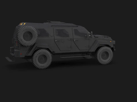Gurkha LAPV Modello 3D