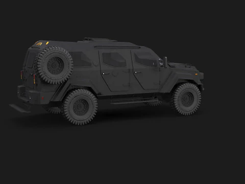 Gurkha LAPV Modello 3D