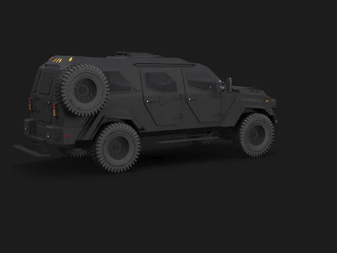 Gurkha LAPV Modello 3D