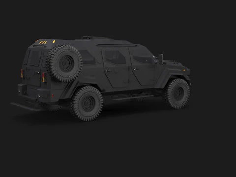 Gurkha LAPV Modello 3D