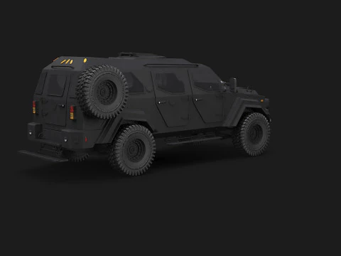 Gurkha LAPV Modello 3D