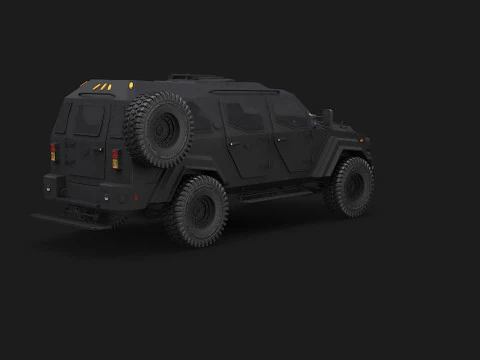 Gurkha LAPV Modello 3D