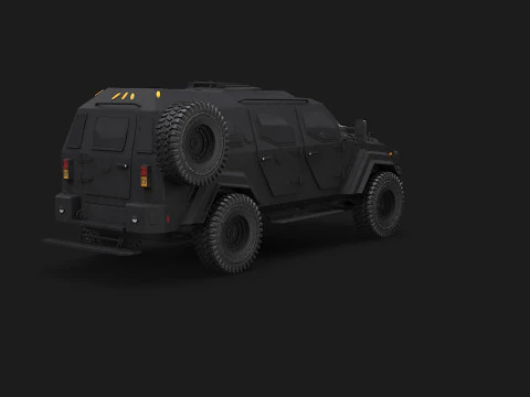 Gurkha LAPV Modello 3D
