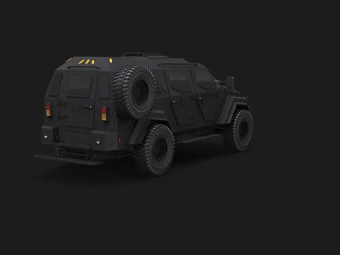Gurkha LAPV Modello 3D