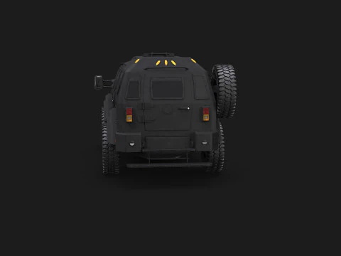 Gurkha LAPV Modello 3D