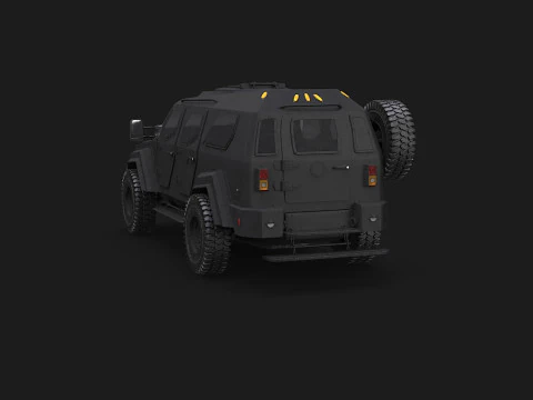 Gurkha LAPV Modello 3D