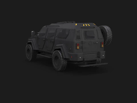 Gurkha LAPV Modello 3D