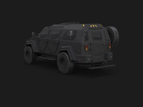 Gurkha LAPV Modello 3D