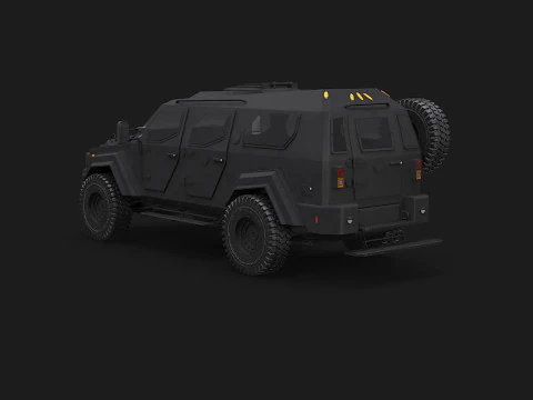 Gurkha LAPV Modello 3D