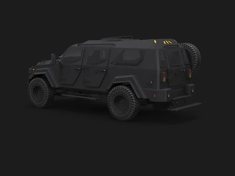 Gurkha LAPV Modello 3D
