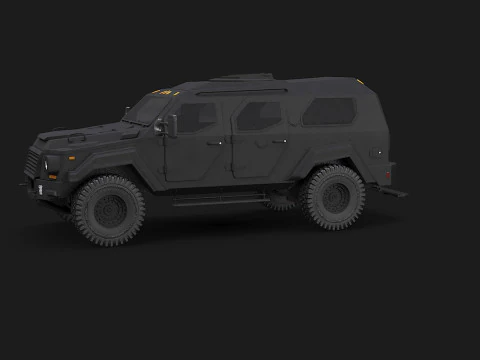 Gurkha LAPV Modello 3D