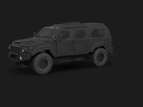 Gurkha LAPV Modello 3D