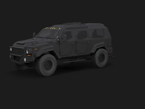 Gurkha LAPV Modello 3D