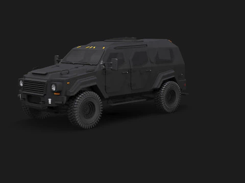 Gurkha LAPV Modello 3D