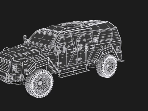 Gurkha LAPV Modello 3D