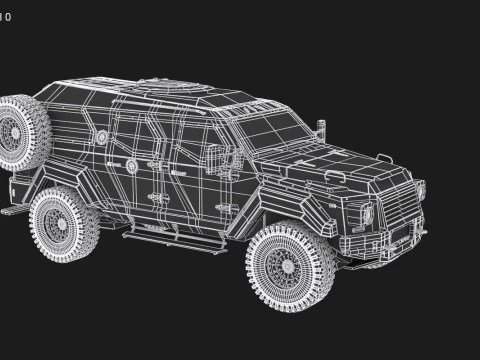 Gurkha LAPV Modello 3D