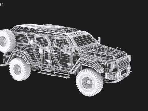 Gurkha LAPV Modello 3D