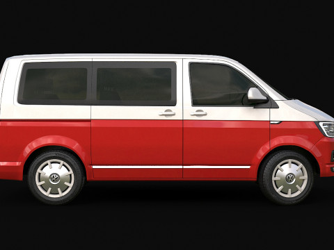 VW Multivan 2016 Modello 3D