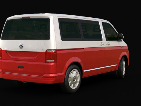 VW Multivan 2016 Modello 3D