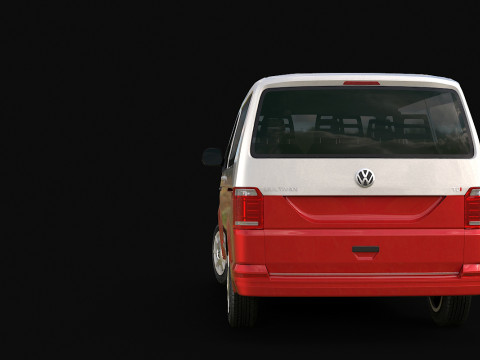 VW Multivan 2016 Modello 3D