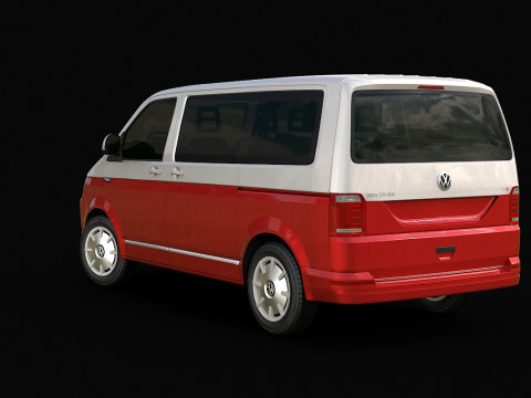 VW Multivan 2016 Modello 3D