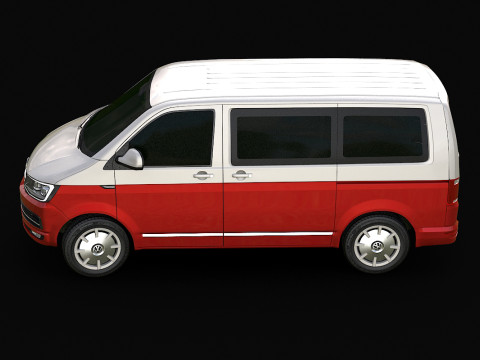 VW Multivan 2016 Modello 3D