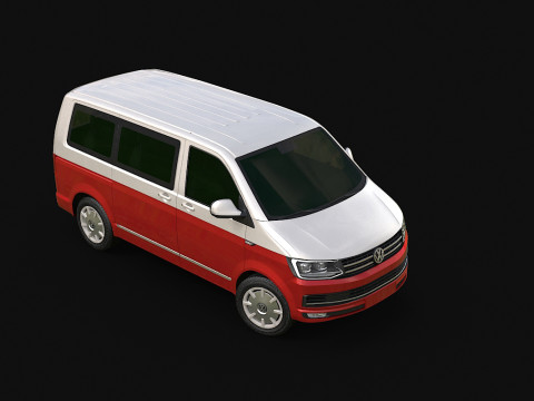 VW Multivan 2016 Modello 3D