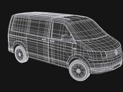 VW Multivan 2016 Modello 3D