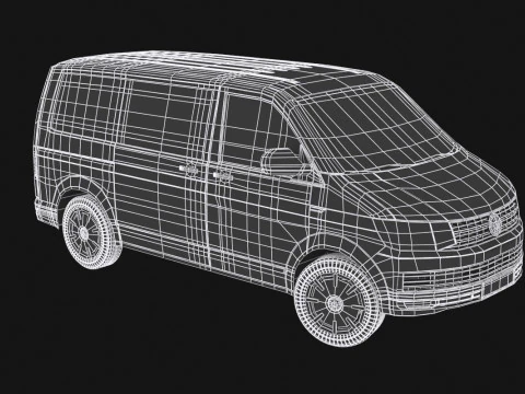 大众多功能货车 2016 3D 模型
