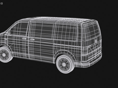 VW Multivan 2016 Modello 3D